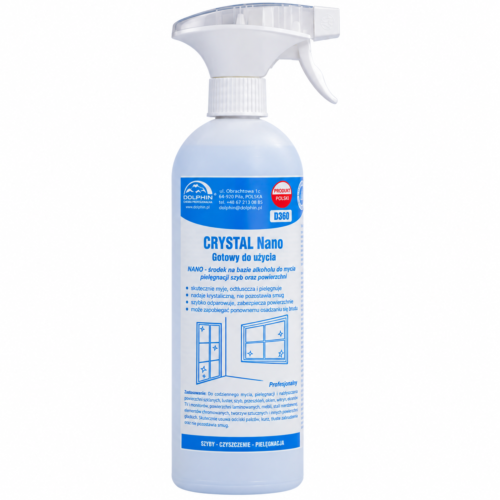 Dolphin Crystal Nano – langų ir stiklo valiklis 750 ml Dolphin Crystal Nano – langų ir stiklo valiklis 750 ml