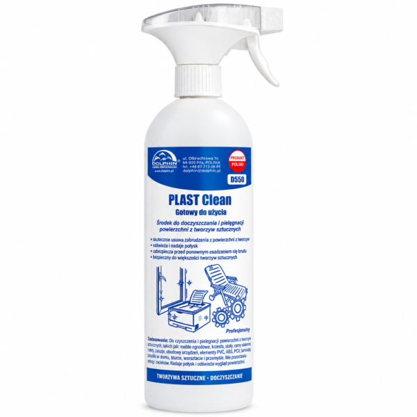 Dolphin Plast Clean – plastikinių paviršių valiklis 750 ml