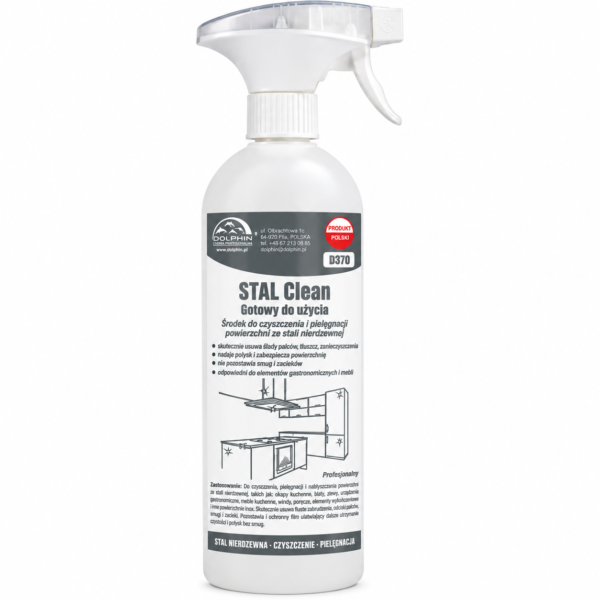 Dolphin Stal Clean – nerūdijančio plieno valiklis 750 ml