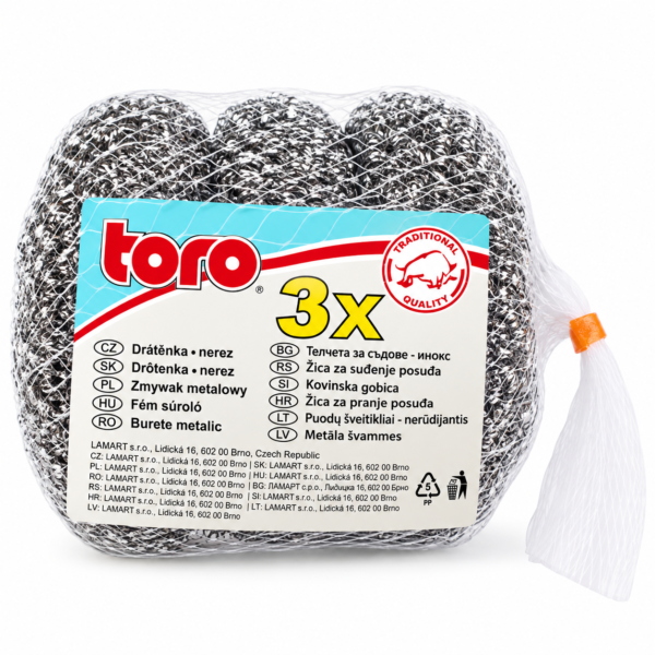 TORO – metaliniai šveistukai 3 vnt.
