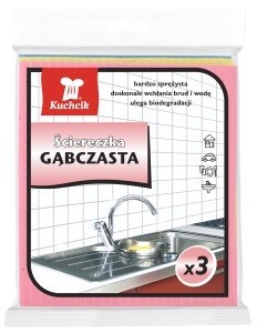 Drėgnos pašluostės KUCHCIK 3 vnt.