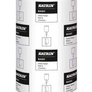 Ruloninis popierius analogas KATRIN 475505 Basic S  baltas Vaida paper KK