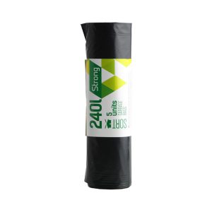 Šiukšlių maišai SORTEX, 240 L, 5 vnt.
