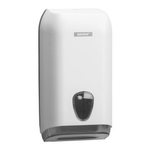 Tualetinių servetėlių laikiklis „Katrin Folded Toilet Tissue dispenser” baltas, 92582