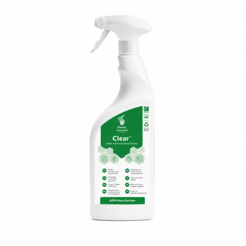 EVANS CLEAR – stiklo ir kitų paviršių ploviklis 750 ml