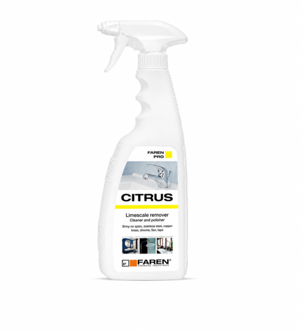 FAREN CITRUS – silpnai rūgštinis sanitarinis valiklis 750ml