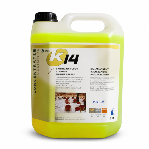 K14 – kvapnus dezinfekuojantis grindų ploviklis, 5 L