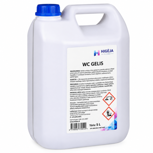 HI HIGĖJA (HI LABS) – WC valiklis gelis 5 L
