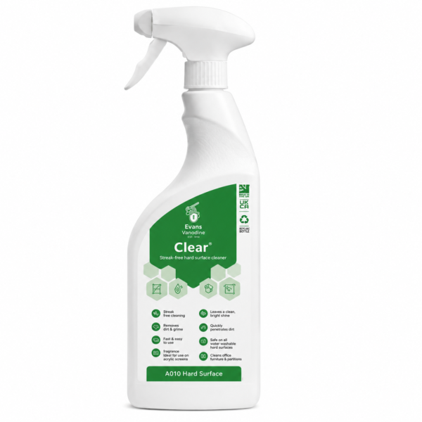 EVANS CLEAR – stiklo ir kitų paviršių ploviklis 750 ml