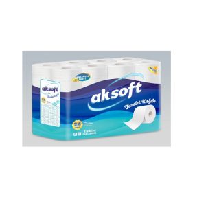 Tualetinis popierius AKSOFT TOILET PAPER 115 lapelių 24 rit.