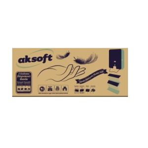 Popierines Servetėlės AKSOFT Z FOLD TOWEL 180 lapelių