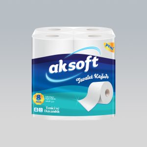 Tualetinis popierius AKSOFT TOILET PAPER 115 lapelių 8 rit.
