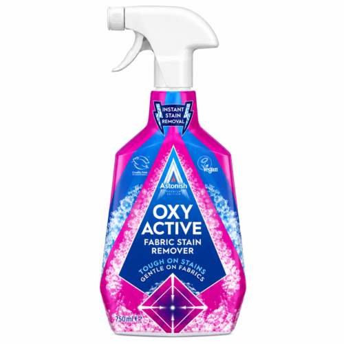 OXY ASTONISH Oxy-Active Pink Blossom – dėmių valiklis audiniams 750 ml