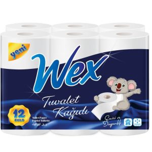 Tualetinis popierius WEX TOILET PAPER 130 lapelių 2 sluoksniai 12 rit.