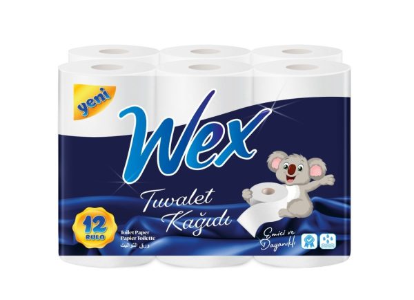 Tualetinis popierius WEX TOILET PAPER 130 lapelių 2 sluoksniai 12 rit.