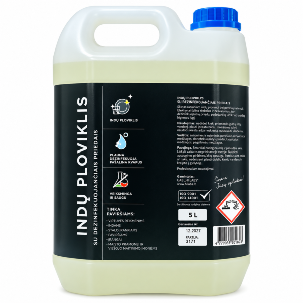 Dezinfekuojantis indų ploviklis 5 L