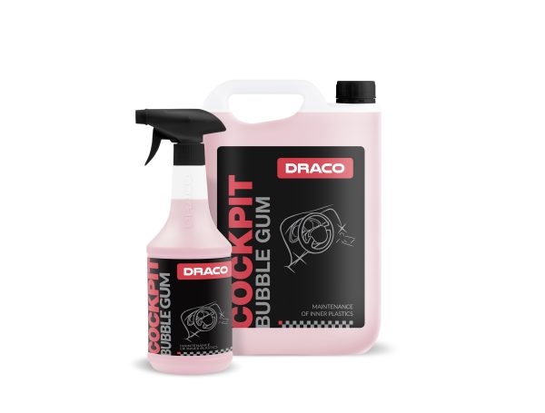 Plastikinių paviršių valymui, Bubble gum kvapo, Draco, 750ml
