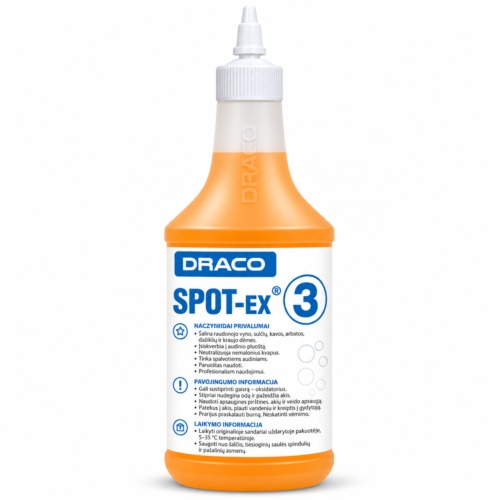 DRACO SPOT-EX 3 – Tekstilės dėmių valiklis 750 ml