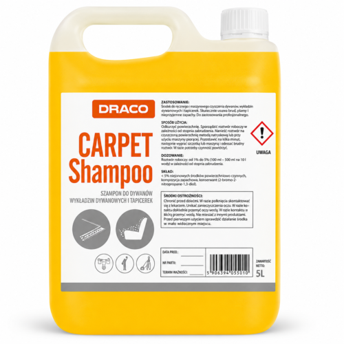 DRACO CARPET Shampoo – kilimų šampūnas 5 L