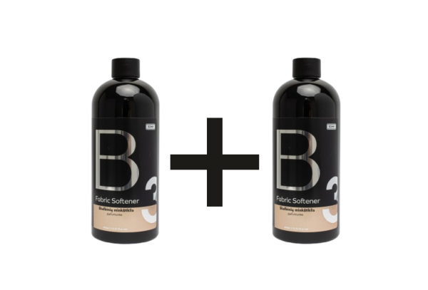 Skalbinių minkštiklis, parfumuotas B3, 2x400ml