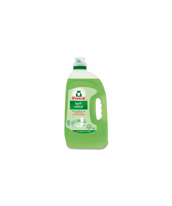 Indų ploviklis FROSCH su žaliąja Citrina, 5L
