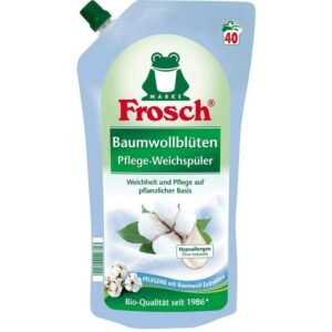 Skalbinių minkštiklis FROSCH medvilnės žiedų kvapo, 1L