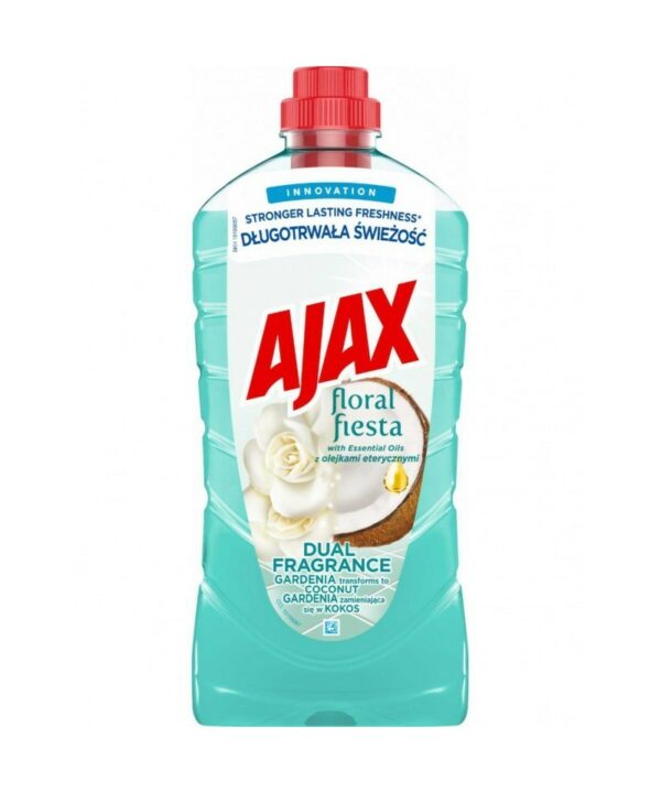 Grindų ploviklis AJAX Gardenijos ir kokosų kvapo, 1L