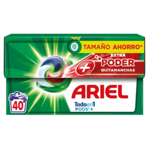 Skalbimo kapsulės ARIEL Extra Power, 40vnt.