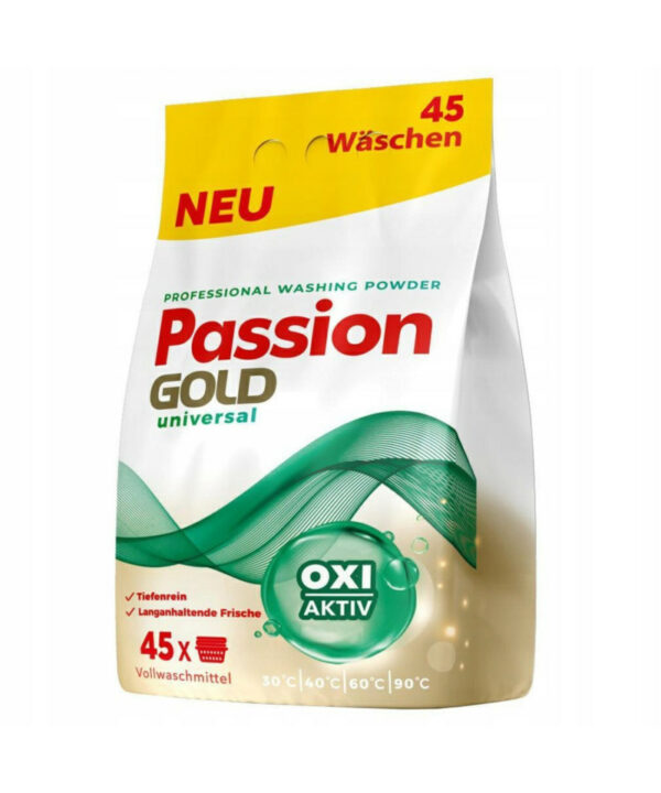 Skalbimo milteliai Passion Gold Universal, 2,7kg