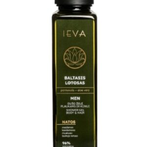 Dušo želė plaukams ir kūnui IEVA BALTASIS LOTOSAS 300 ml