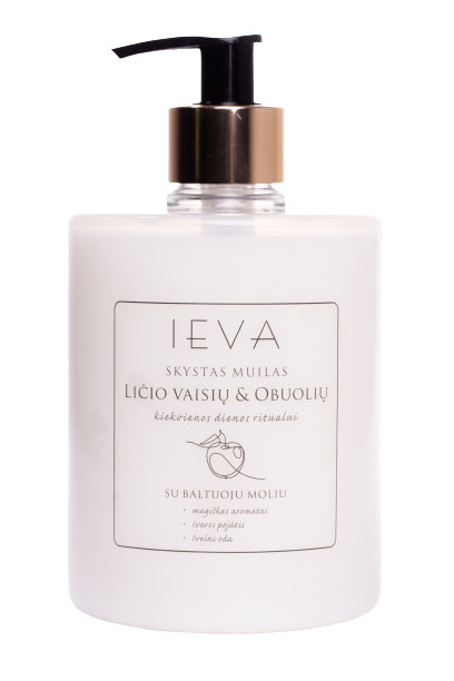 Skystas muilas IEVA LIČIO VAISIŲ IR OBUOLIŲ 0,5 l