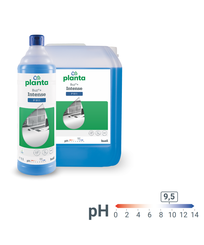 Ekologiškas stiprus paviršių valiklis Buzil BUZ®+INTENSE 1L-P911
