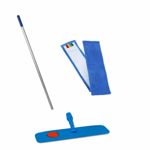 Grindų plovimo komplektas su SPEEDMOP šluoste, 40 cm (aliuminis kotas, laikiklis, šluostė)