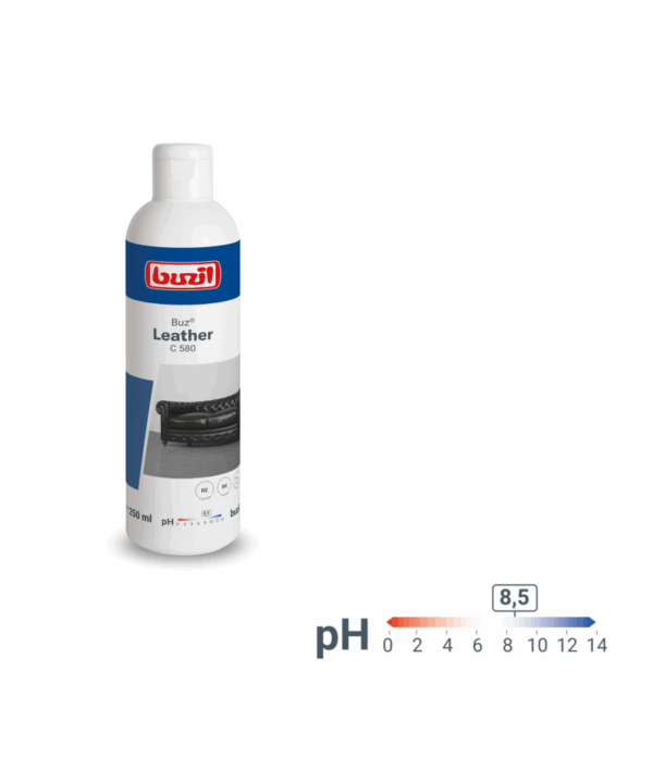 Intensyvusis paviršių valiklis lygiai odai Buzil BUZ®LEATHER 250ml-C580