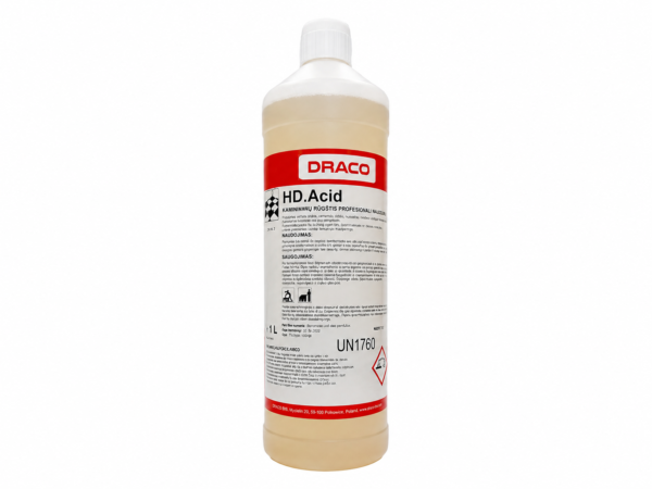 DRACO HD.Acid – rūgštinis sanitarinių patalpų valiklis 1 L