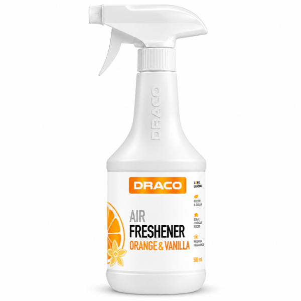 DRACO Air Freshener Orange & Vanilla – oro gaiviklis 750ml DRACO Air Freshener Orange & Vanilla – oro gaiviklis 750ml
