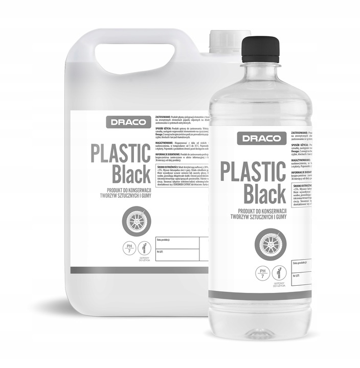 Plastic Black 1L,Vinilo padangų, plastikų, buferių, valymo priemonė