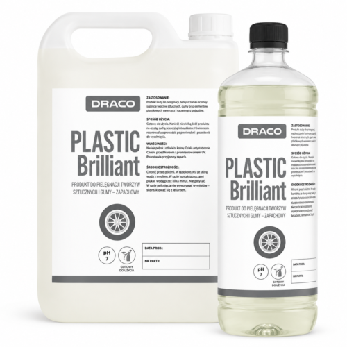 PL DRACO PLASTIC Brilliant – plastiko ir gumos priežiūra