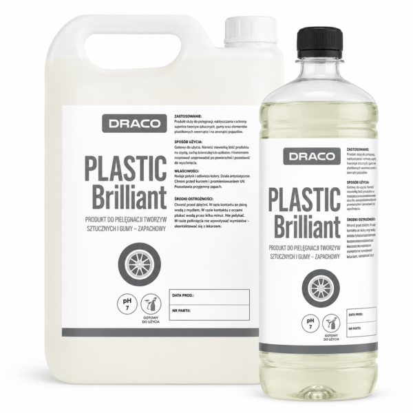 DRACO PLASTIC Brilliant – plastiko ir gumos priežiūra