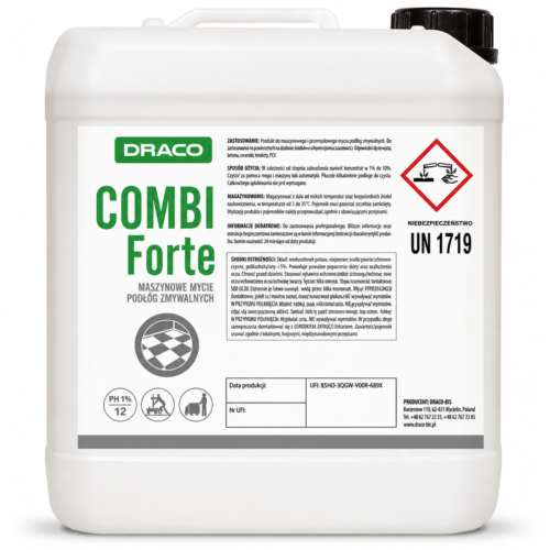 DRACO Combi Forte 10 L – stiprus grindų valiklis plovimo mašinoms