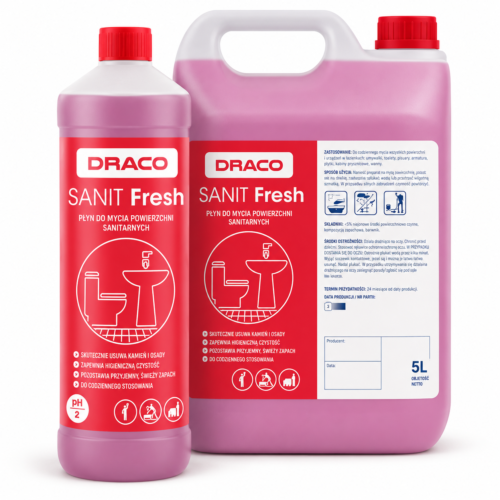 sani DRACO SANIT Fresh – Sanitarinių paviršių valiklis