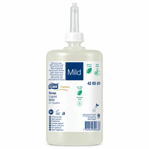 TORK Premium S1 skystas muilas 1 L – 420501 TORK Premium S1 skystas muilas 1 L – 420501