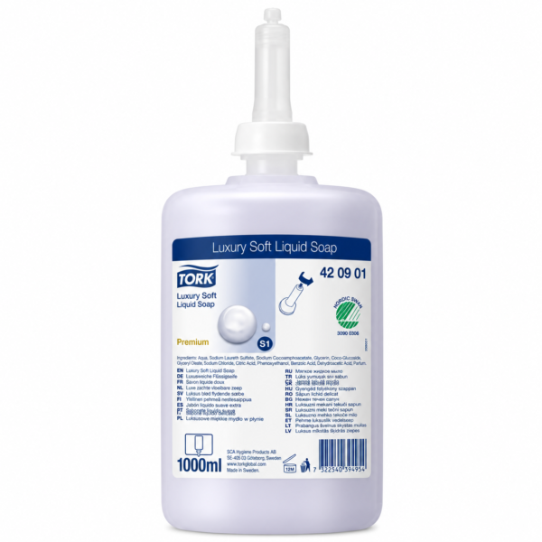 TORK – Premium Soft S1 skystas muilas 1 L – 420901 / 420911