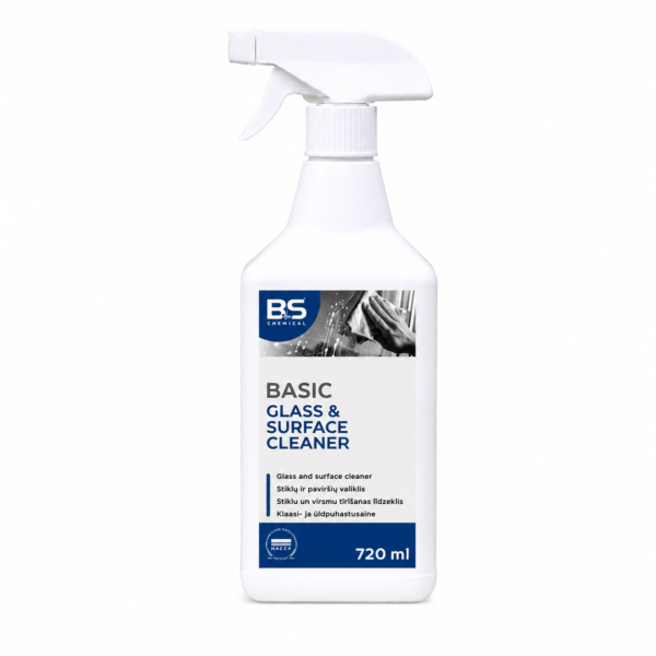 Basic Glass & Surfaces – stiklo ir paviršių valiklis 720ml