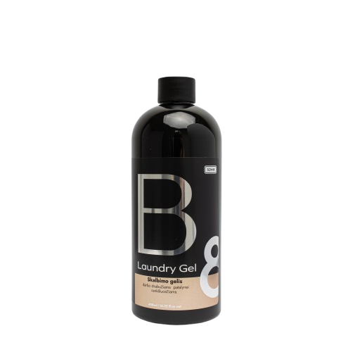 B8.png Skalbimo gelis B8 darbo drabužiams, patalynei rankšluosčiams, 400ml
