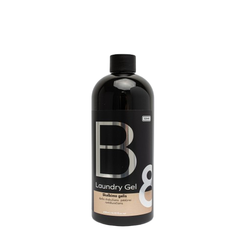 B8.png Skalbimo gelis B8 darbo drabužiams, patalynei rankšluosčiams, 400ml