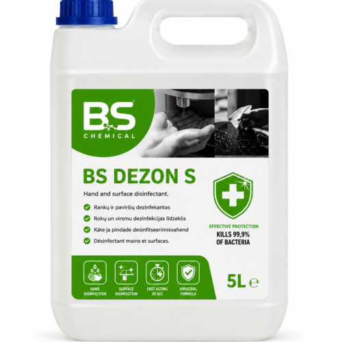 BS Dezon S – rankų ir paviršių dezinfekavimo priemonė 5 L