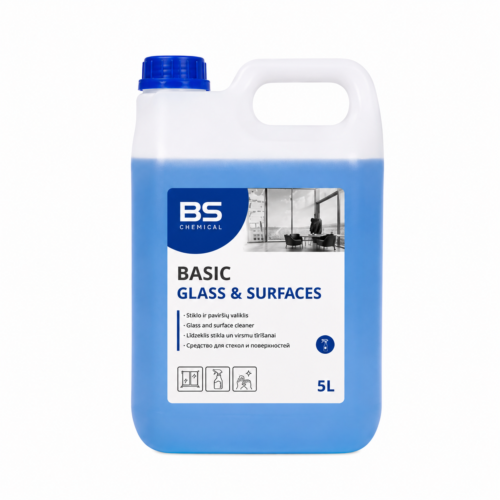 Basic Glass & Surfaces – stiklo ir paviršių valiklis 5 L