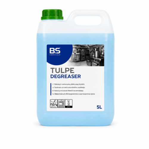 Tulpe Degreaser – stipraus poveikio nuriebalinimo priemonė, tinkanti ir aliuminiui
