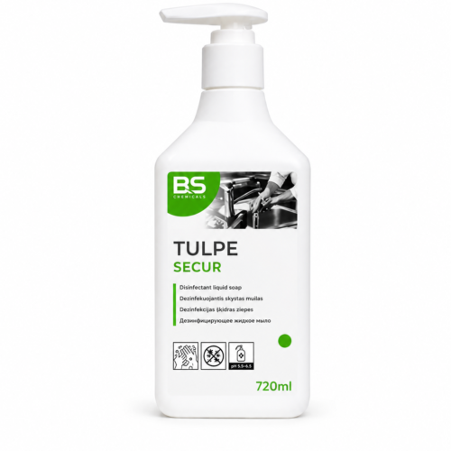 Tulpe Secur – dezinfekuojantis skystas muilas 720 ml